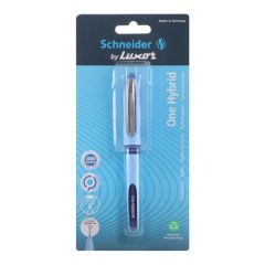 Schneider by Luxor One Hybrid Needle Tip 0.5 Roller Ball Pen - Red, Comfortable Grip & Precision