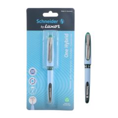 Schneider by Luxor One Hybrid Needle Tip 0.5 Roller Ball Pen - Green, Comfortable Writing Experience