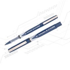 Luxor Schneider LX Glider, Pack of 2, 1 Black & 1 Blue, Easy Gliding Hybrid Tip, German Technology, Best for Professionals & Fully Reliable