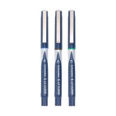 Luxor Schneider LX Glider, Pack of 3 Pen and 1 Refill , Ink - Blue Black & Green, Easy Gliding Hybrid Tip, German Technology, Best for Professionals & Fully Reliable