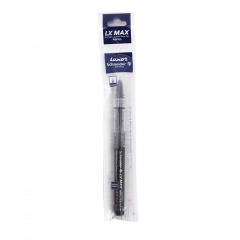 LX Max Needle Tip Roller Ball Pen Refill- Black