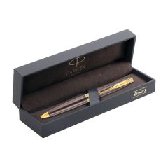 Parker Aster Matte Brown Gold Trim Ball Pen