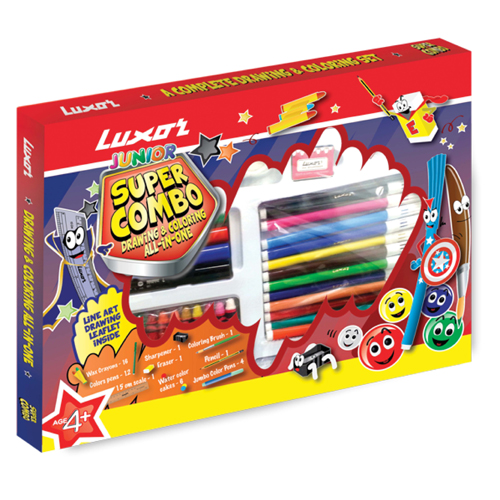 Luxor super combo for drawing & coloring, a perfect art kit.